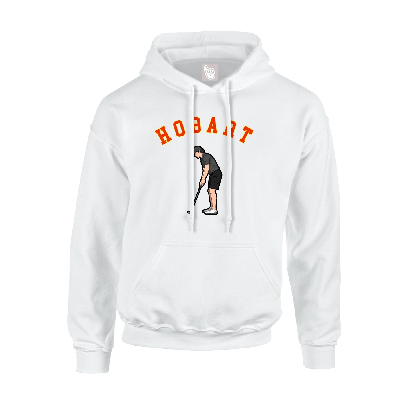 Hoodie — Shirsey Arch in White