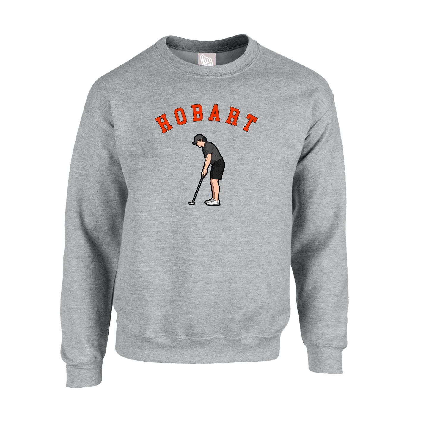 Fleece Crew — Shirsey Arch in Grey