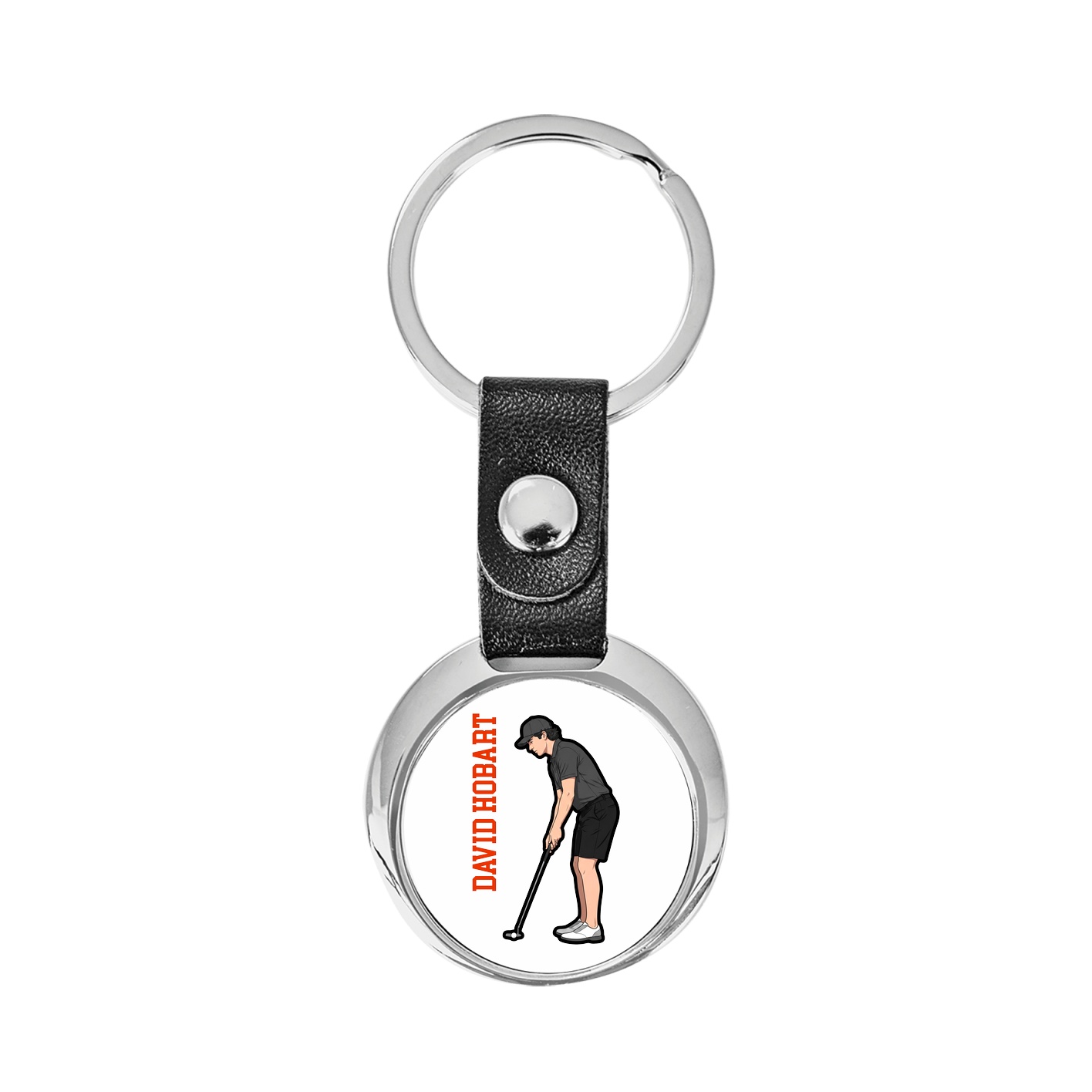 Key Chain — Name Vertical in Classic