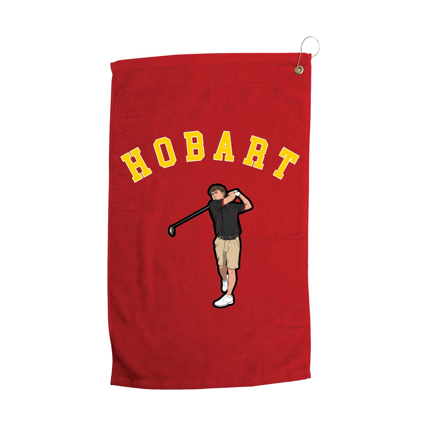 Golf Towel — Shirsey Arch in Red