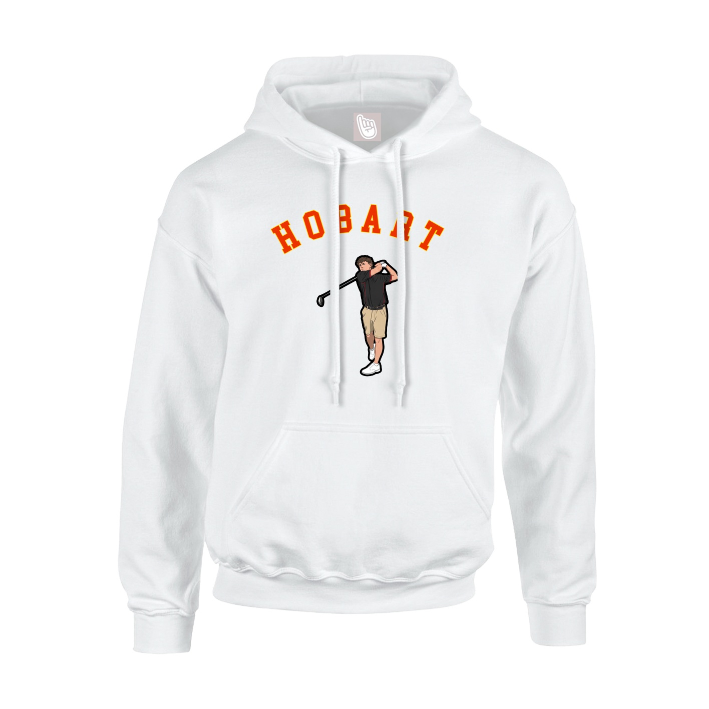 Youth Hoodie — Shirsey Arch in White