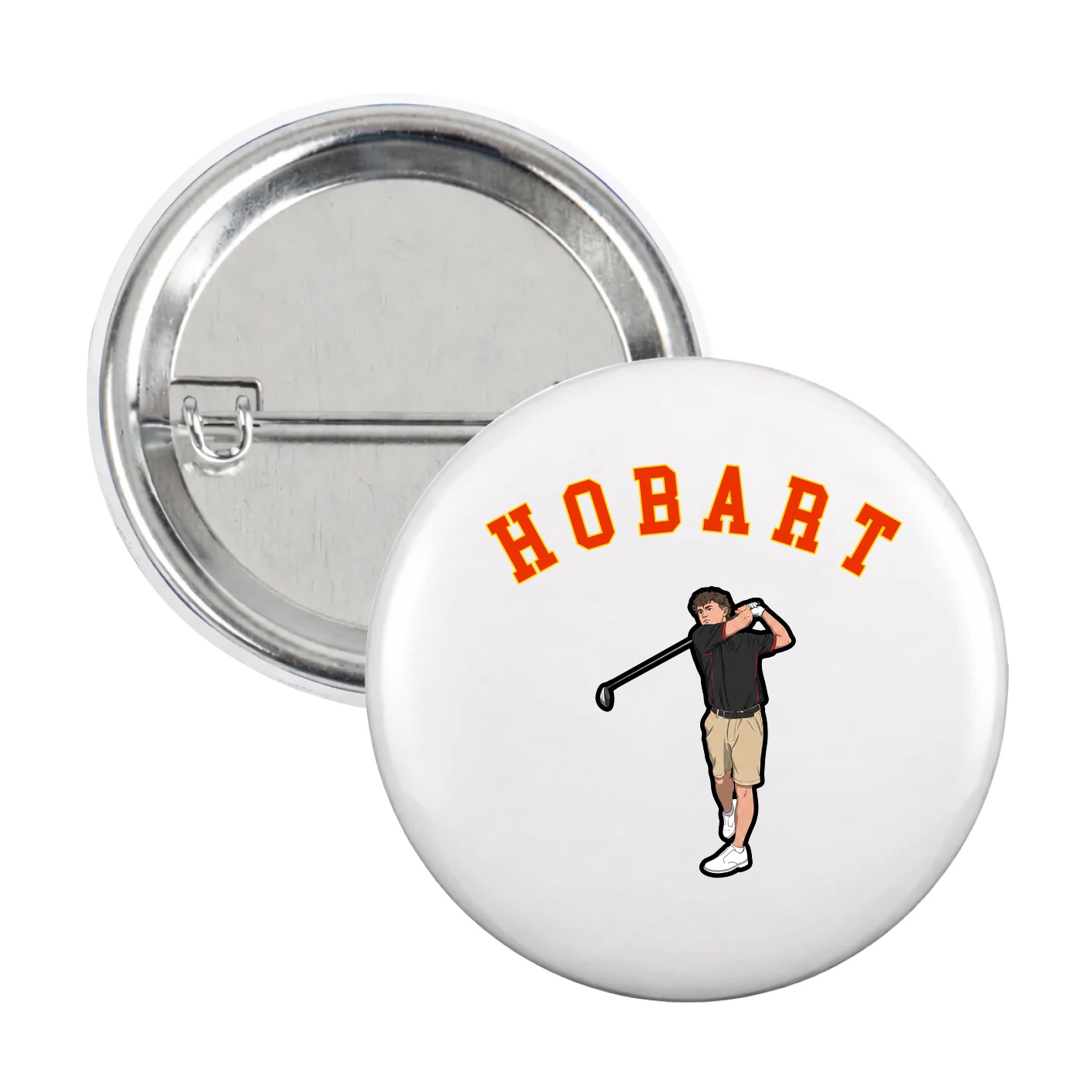 Game Day Button — Shirsey Arch in White