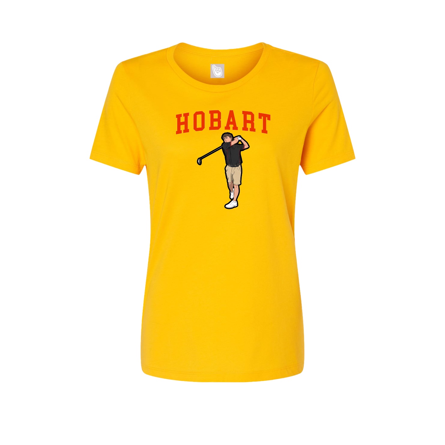 Fitted Women's Tee — Shirsey in Gold