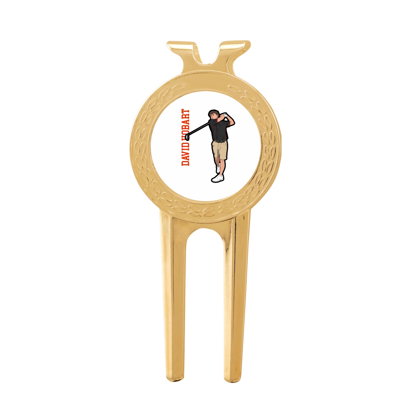 Divot Tool with Ball Marker — Name Vertical in Classic