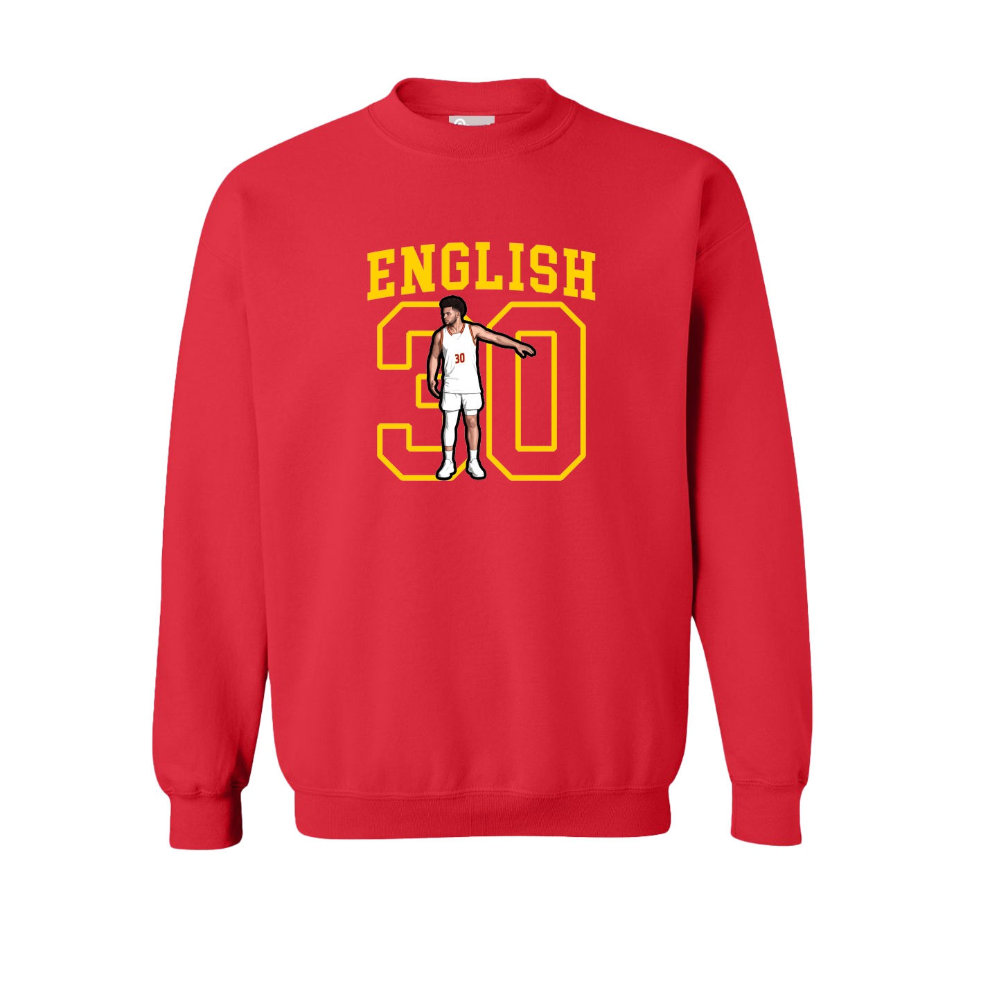 Fleece Crew — Shirsey in Red