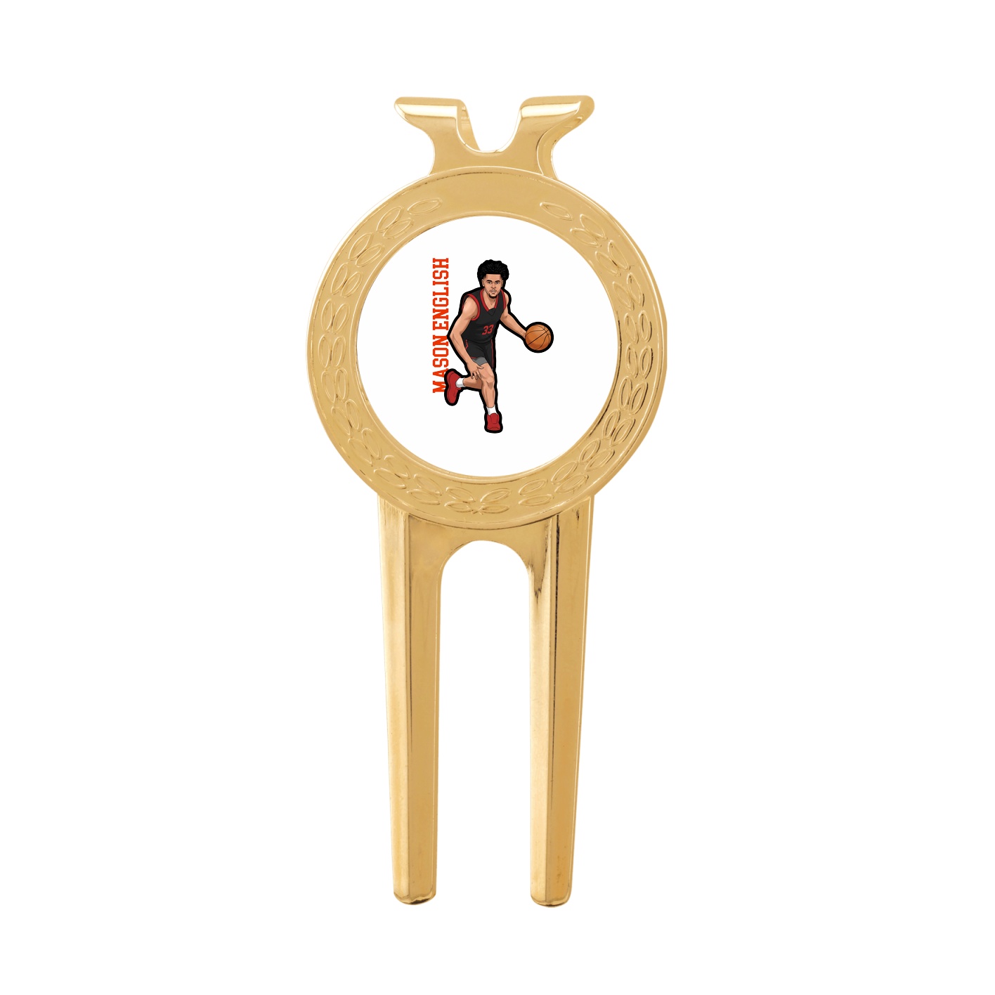 Divot Tool with Ball Marker — Name Vertical in Classic