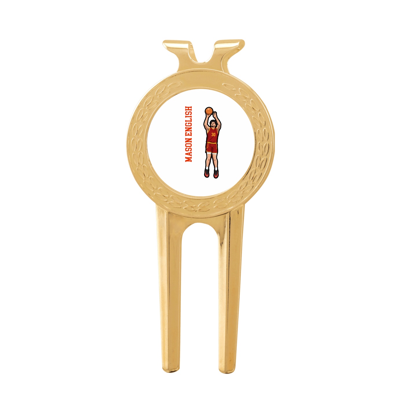 Divot Tool with Ball Marker — Name Vertical in Classic
