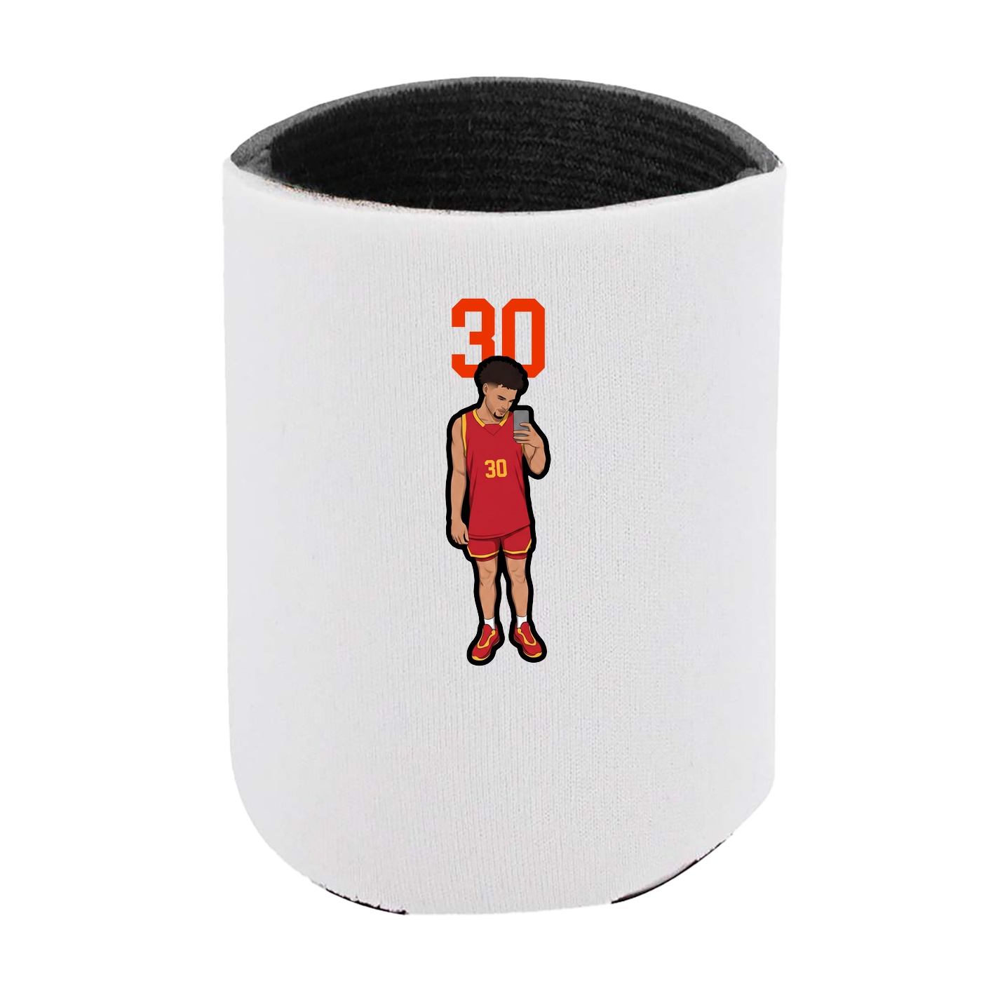 Can Holder — Number Top in White