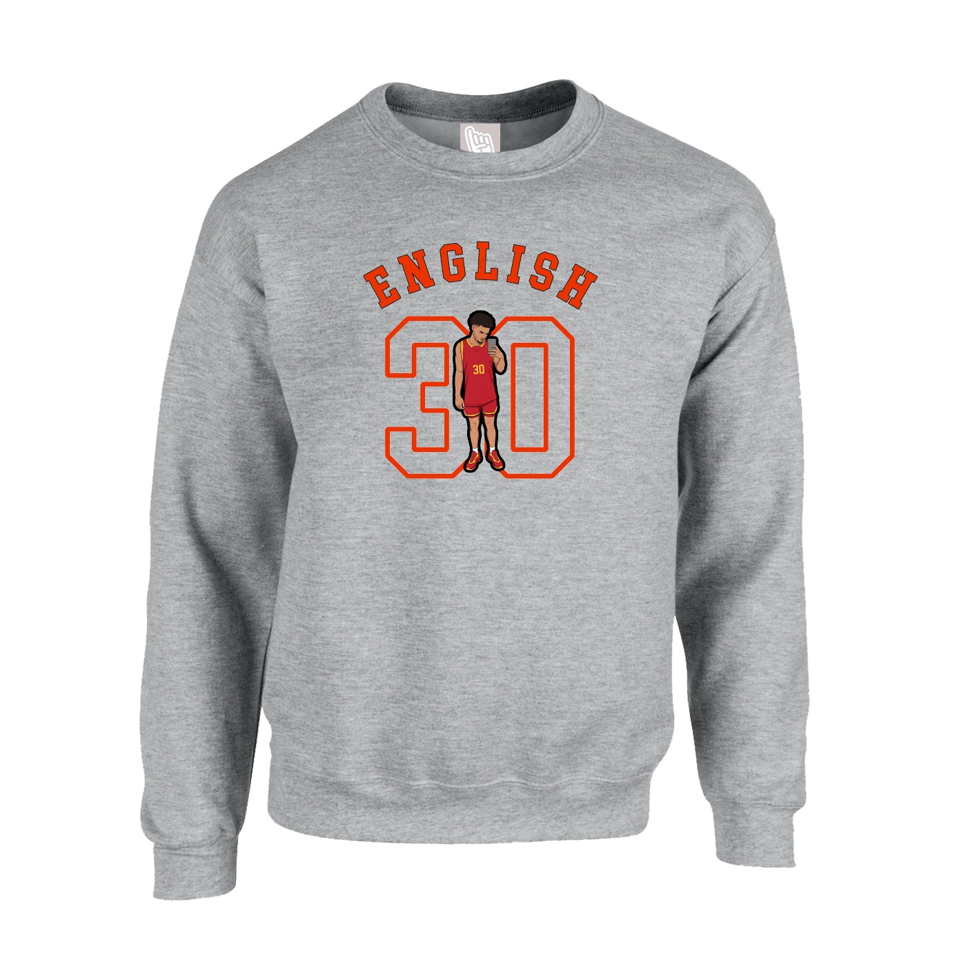 Fleece Crew — Shirsey Arch in Grey