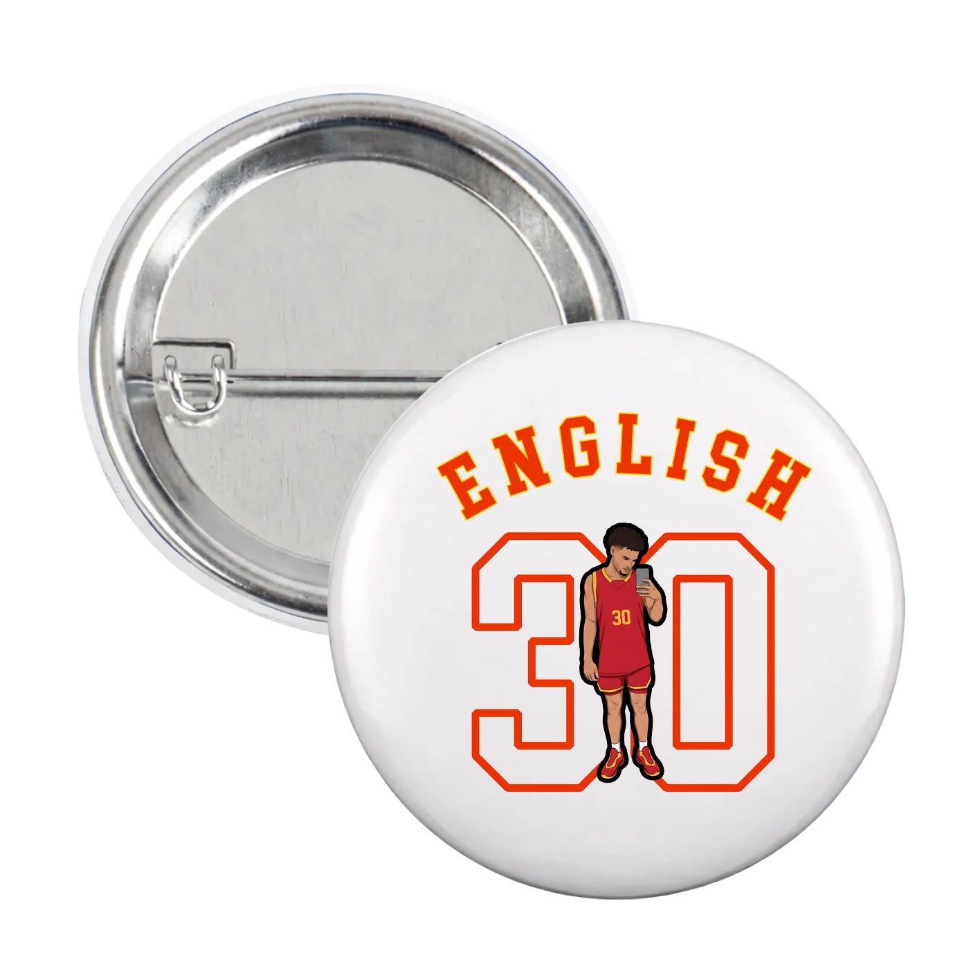 Game Day Button — Shirsey Arch in White
