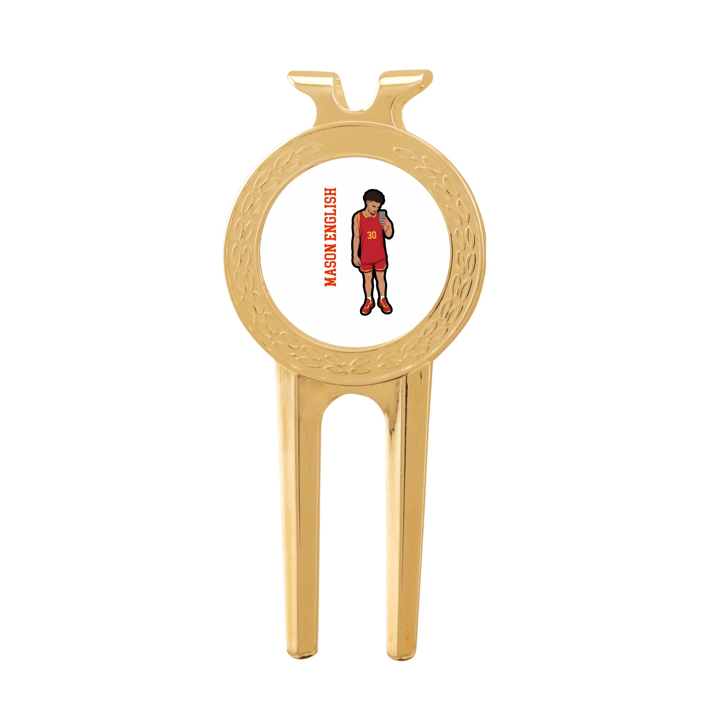 Divot Tool with Ball Marker — Name Vertical in Classic