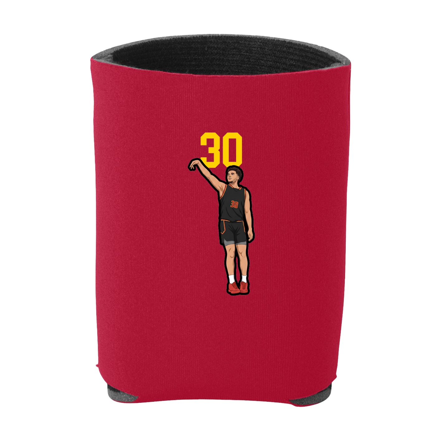 Can Holder — Number Top in Red