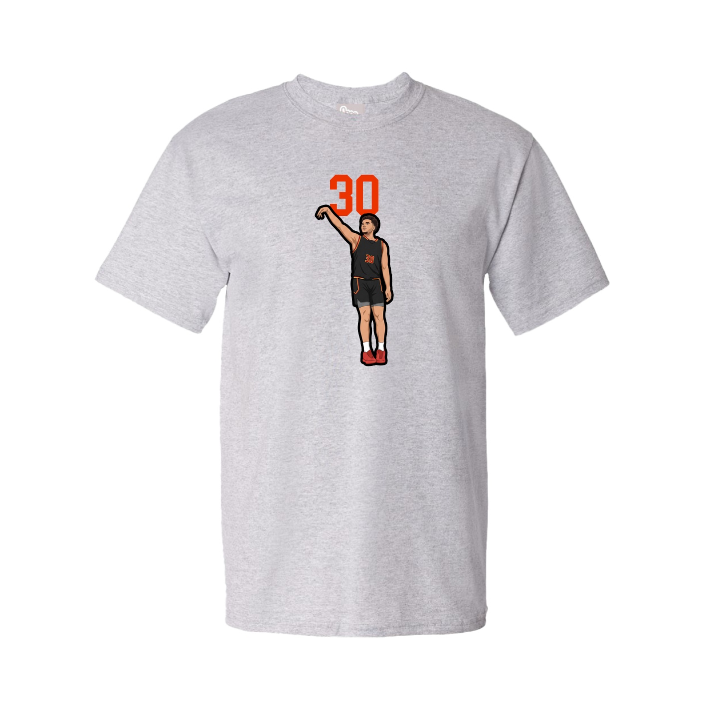 Tee — Number Top in Grey