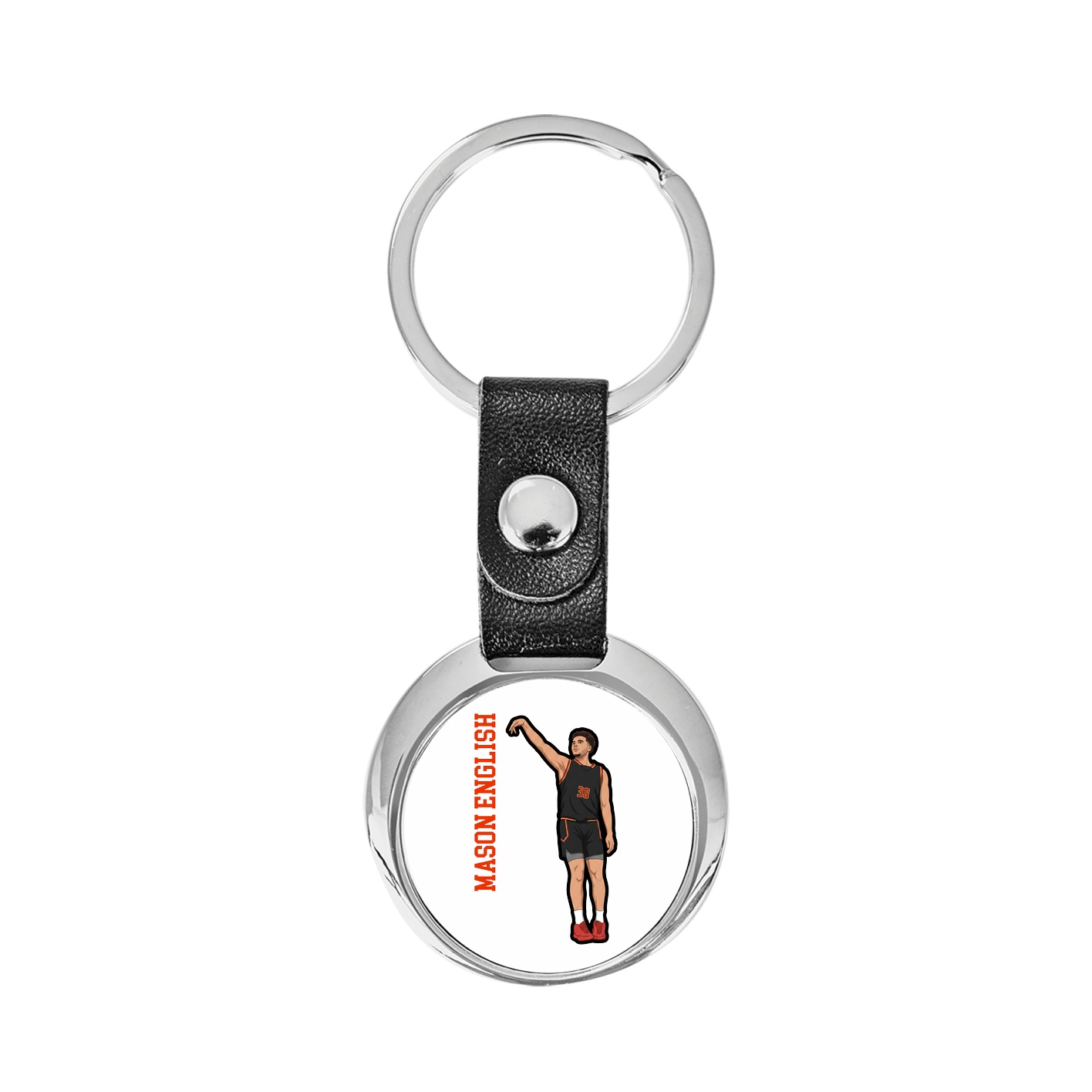 Key Chain — Name Vertical in Classic