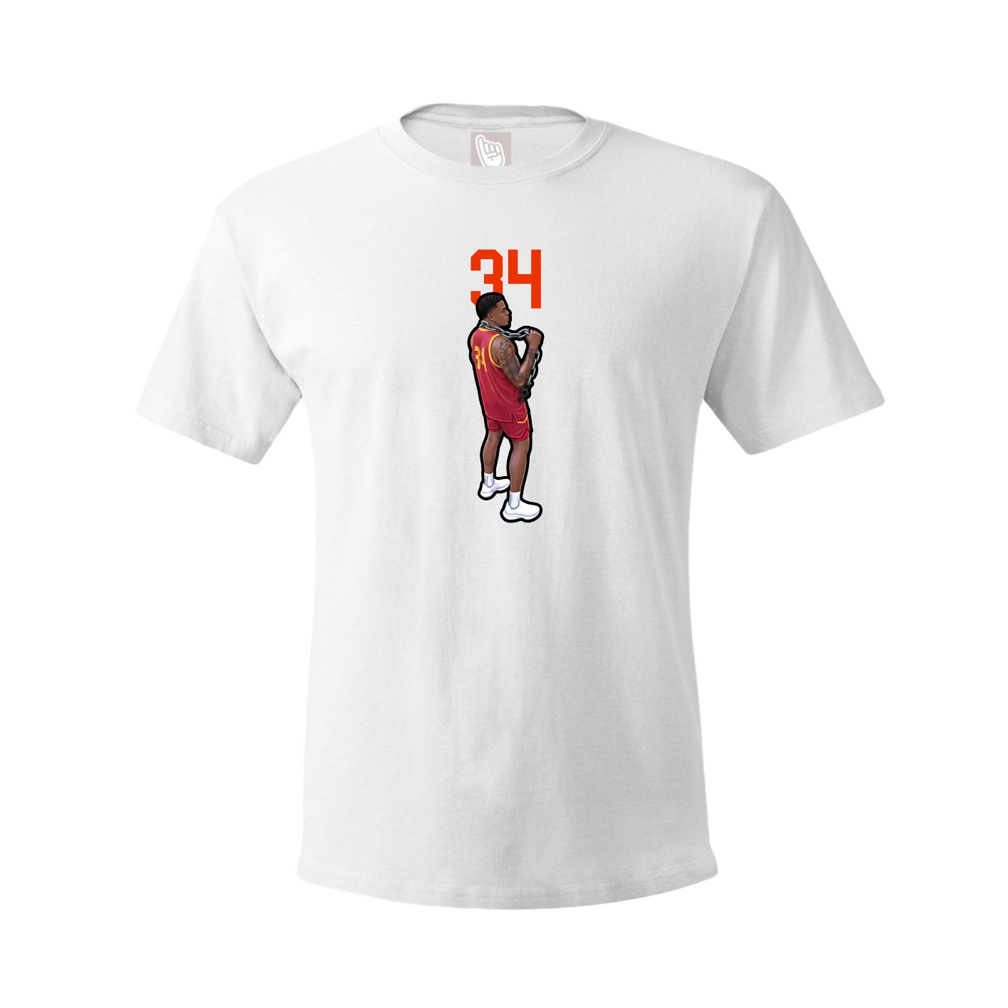 Tee — Number Top in White