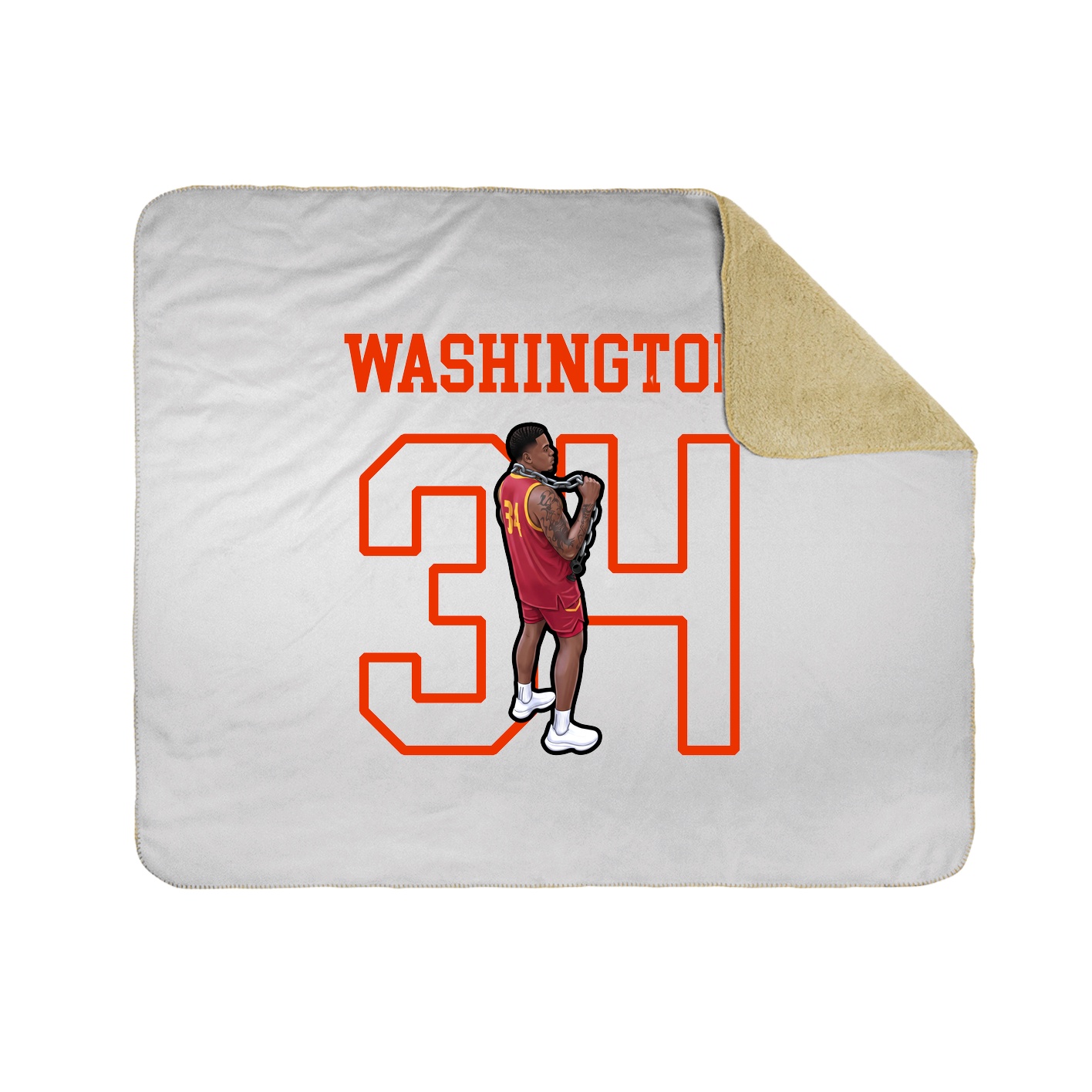 Throw Blanket — Shirsey in White