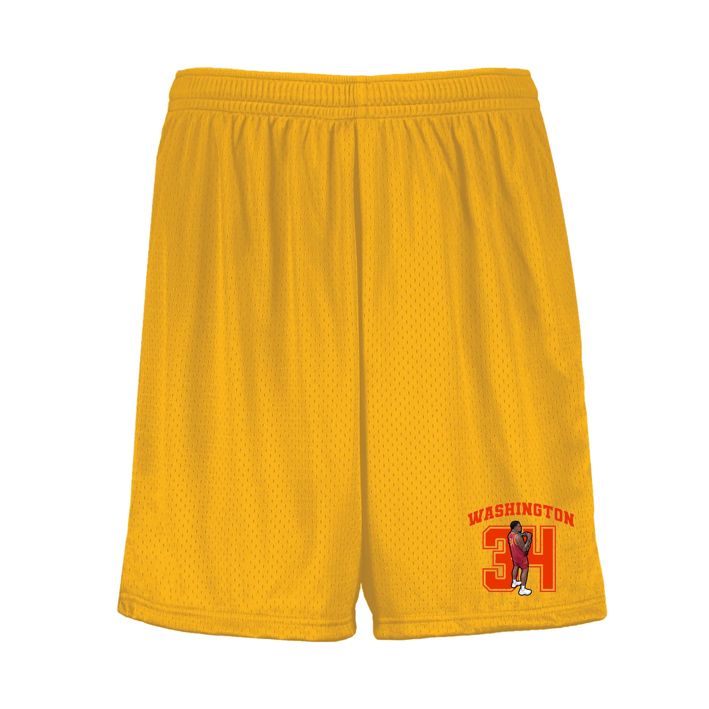 Shorts — Number in Gold