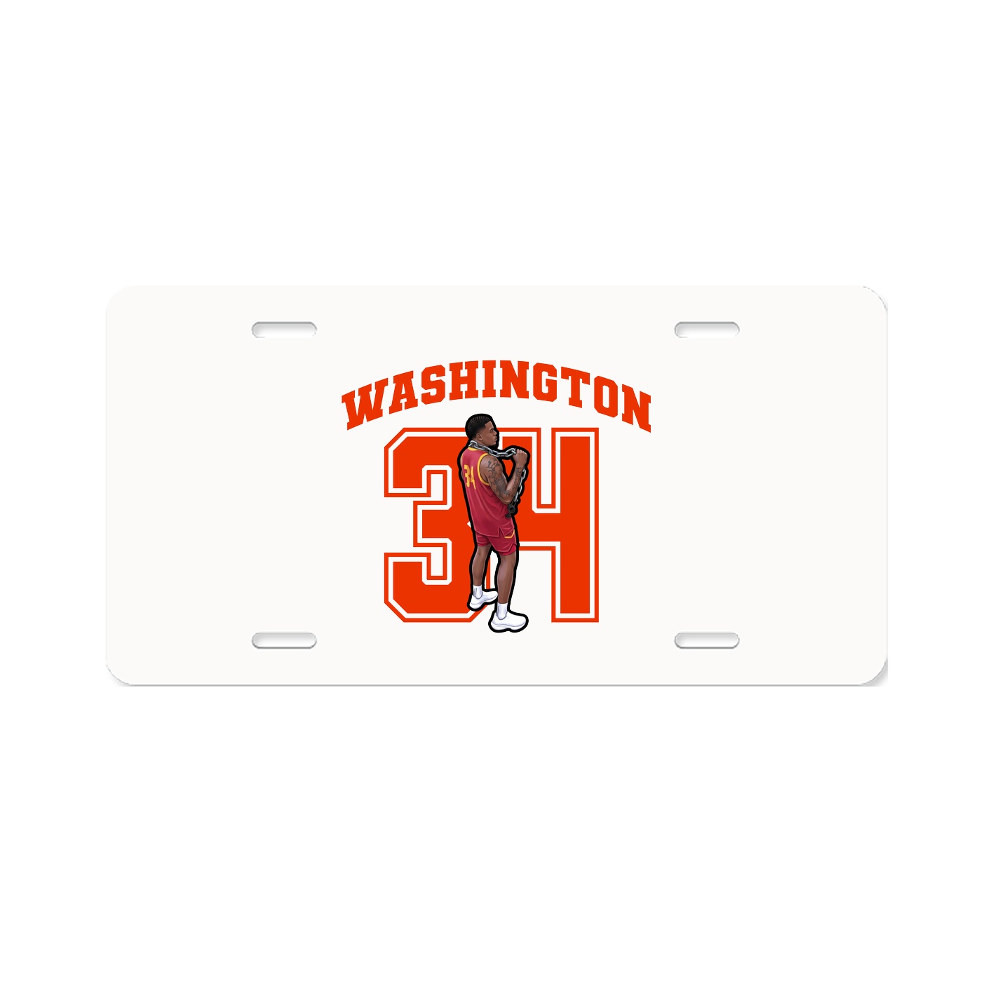 License Plate — Number in Classic