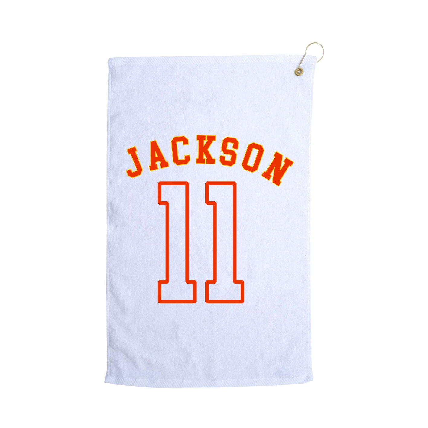 Golf Towel — Shirsey Arch in White