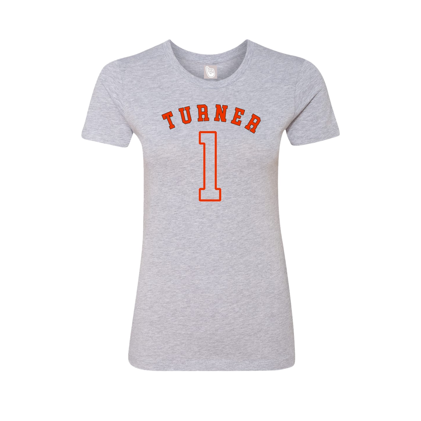 Fitted Women's Tee — Shirsey Arch in Grey