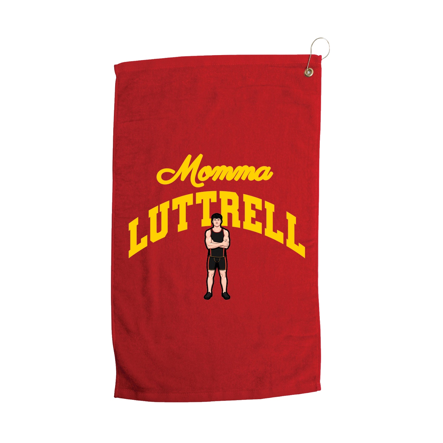 Golf Towel — Mothers Day Arch in Red