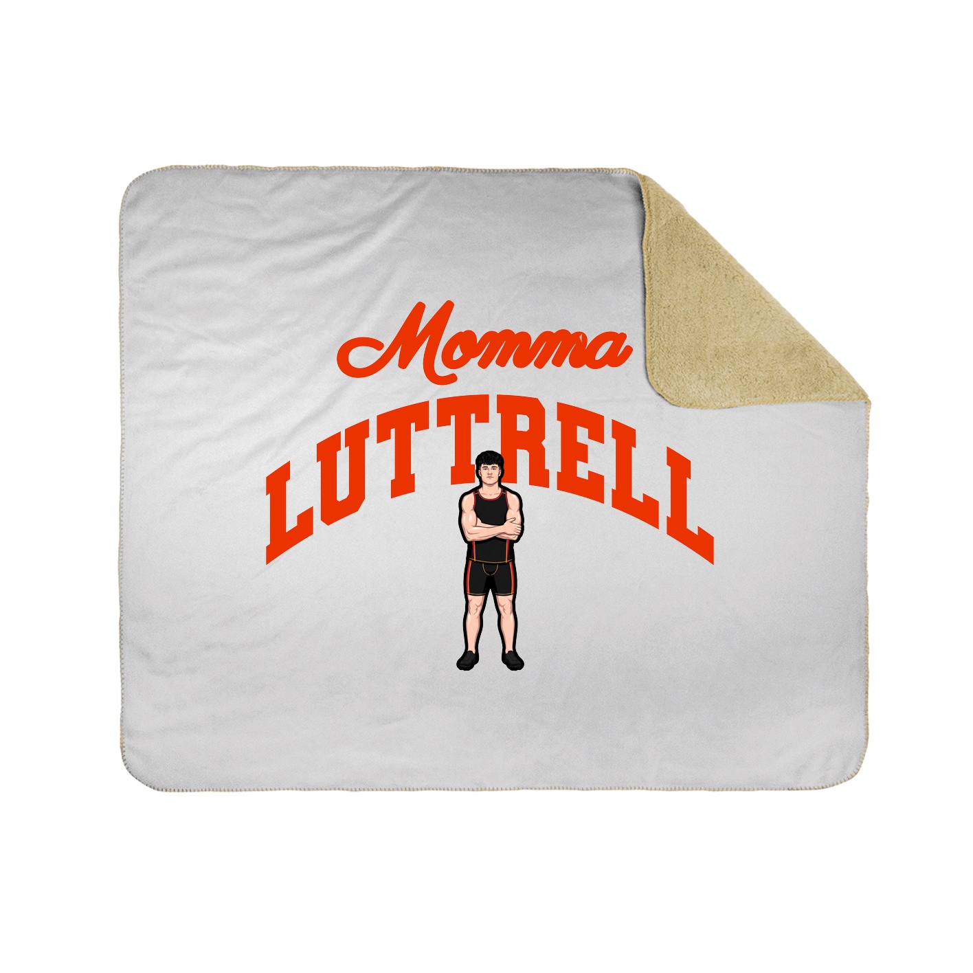 Throw Blanket — Mothers Day Arch in White