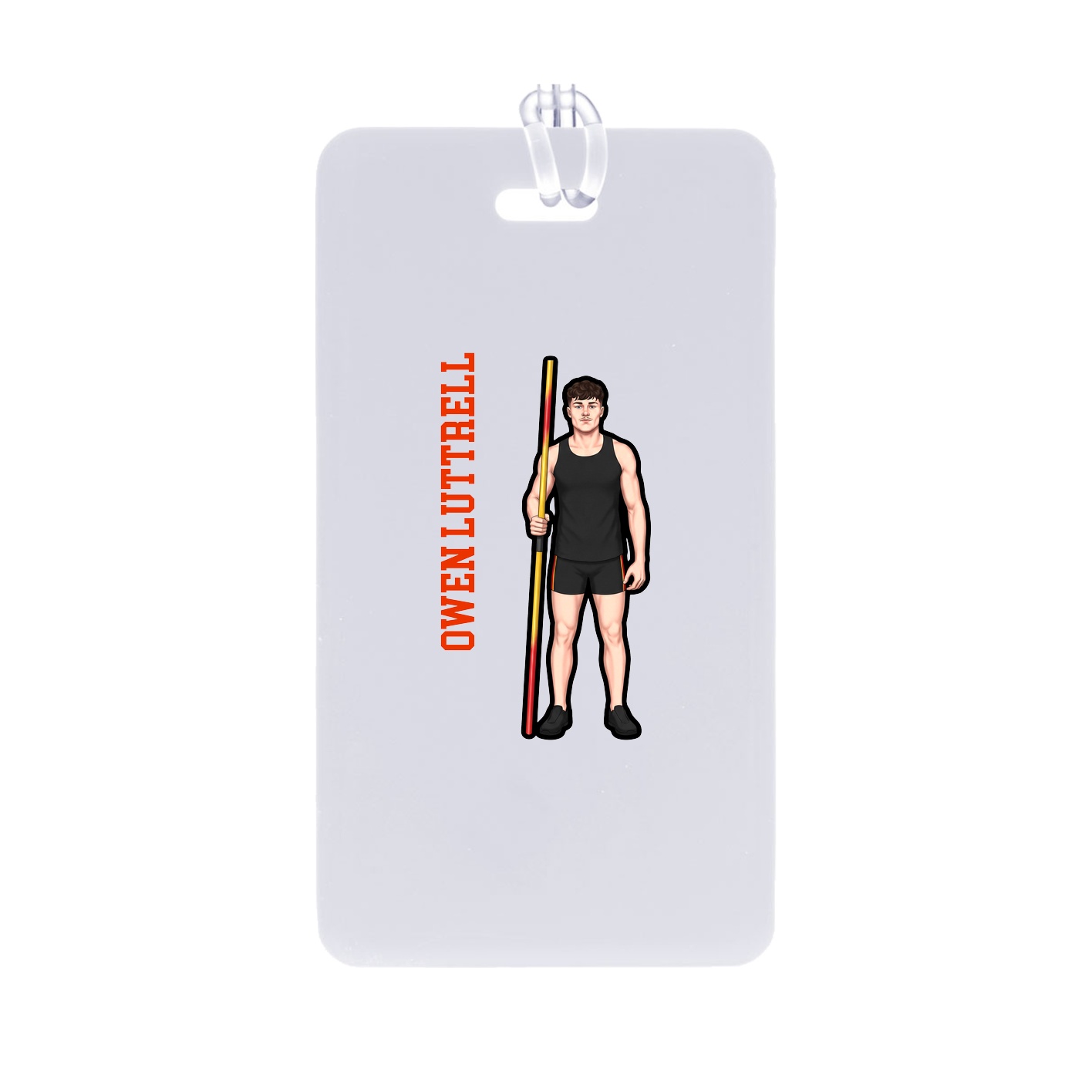 Bag Tag — Name Vertical in Classic