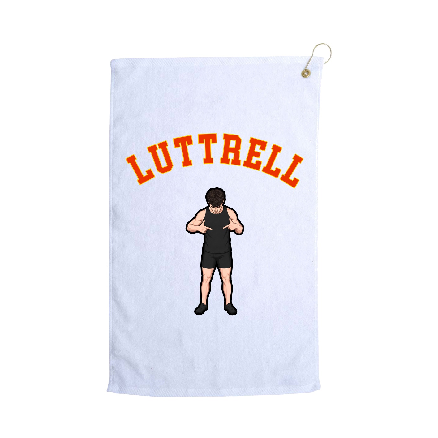 Golf Towel — Shirsey Arch in White