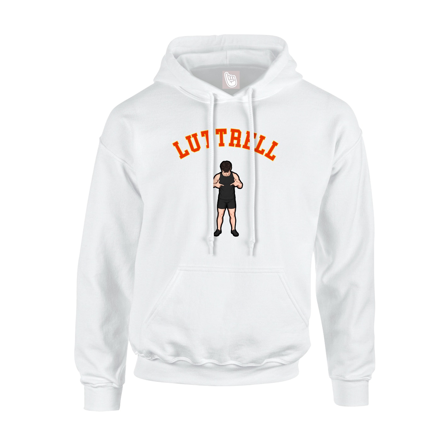 Youth Hoodie — Shirsey Arch in White