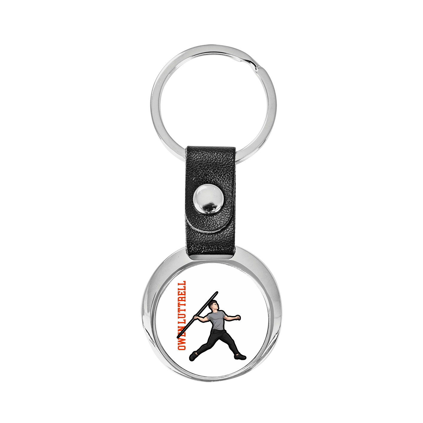 Key Chain — Name Vertical in Classic