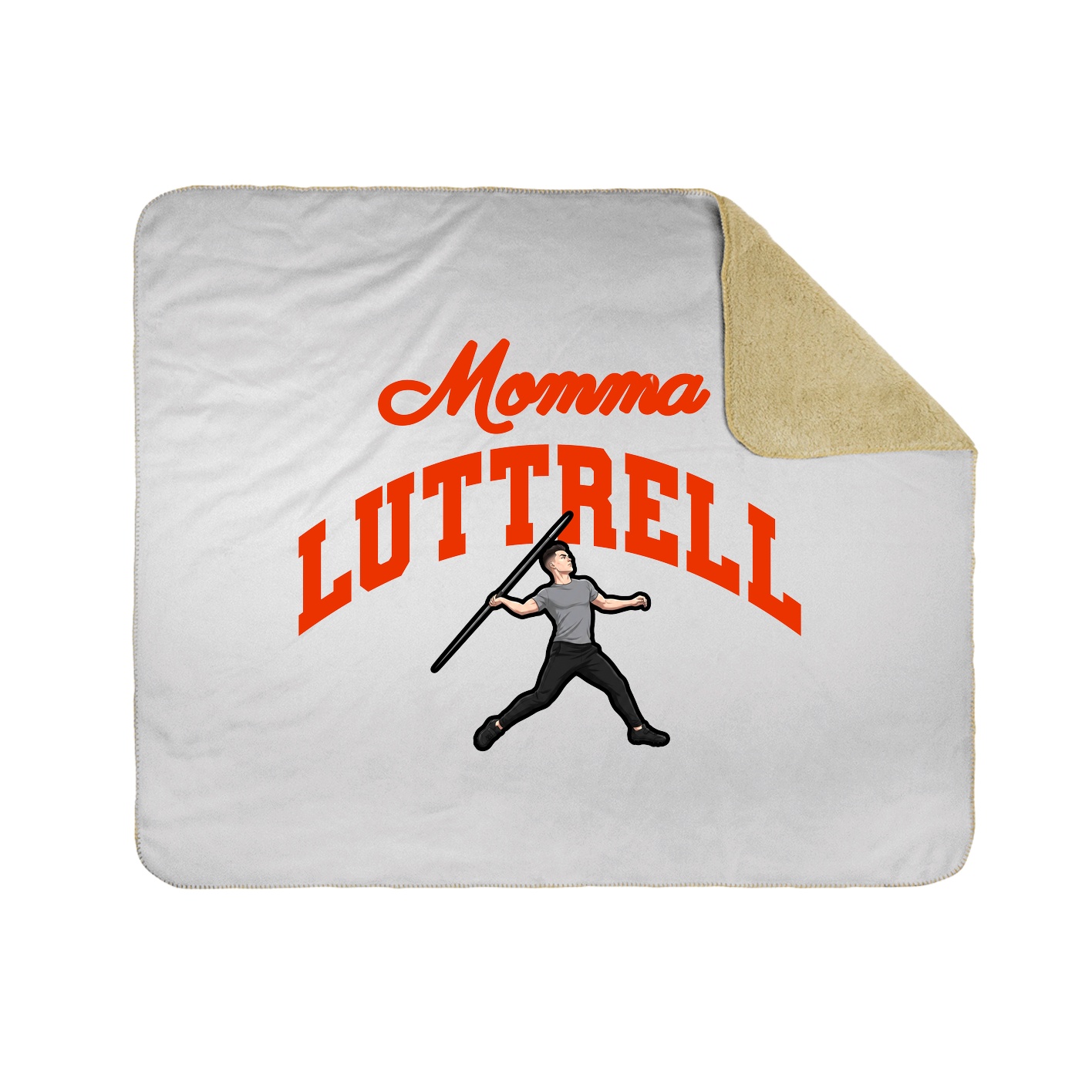 Throw Blanket — Mothers Day Arch in White