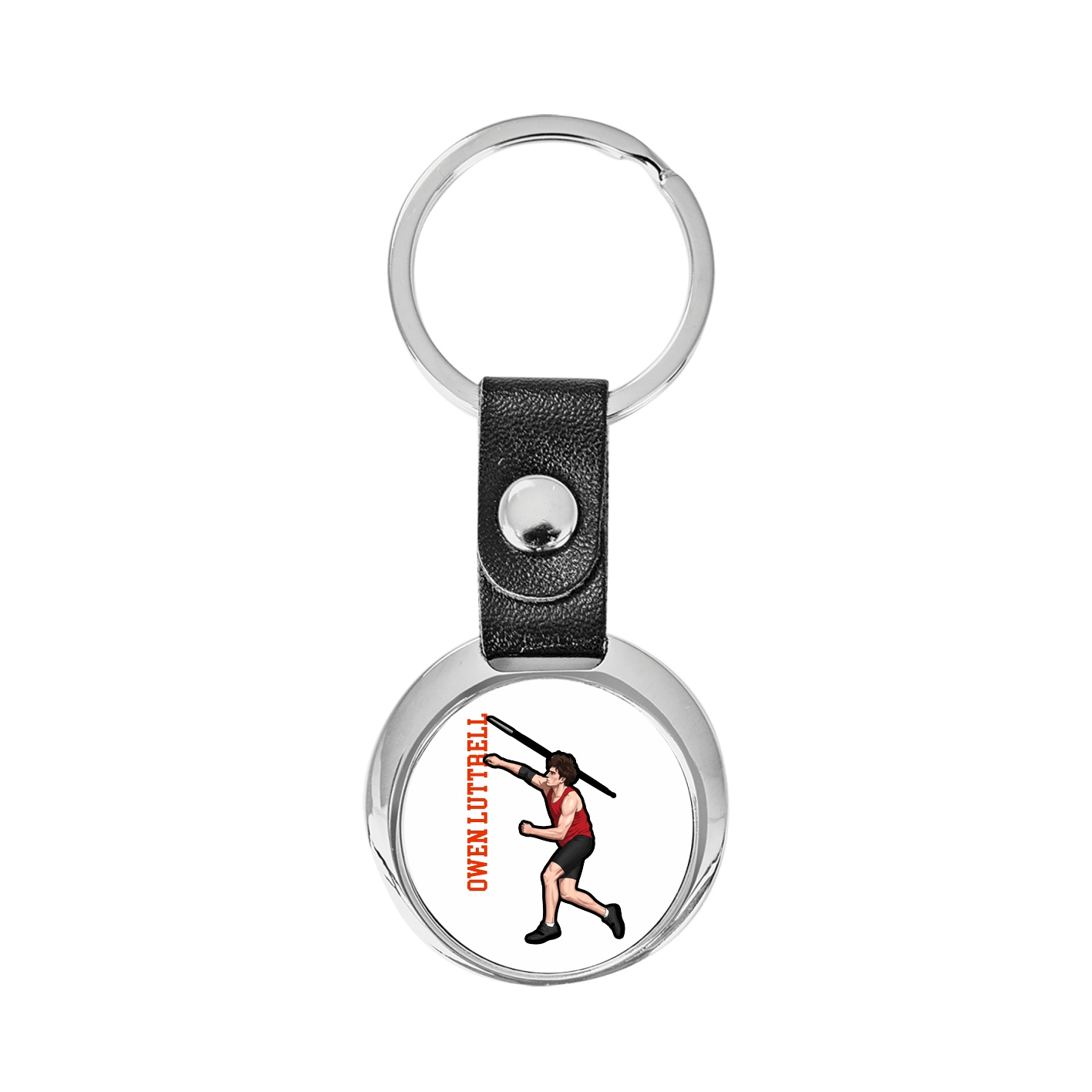 Key Chain — Name Vertical in Classic