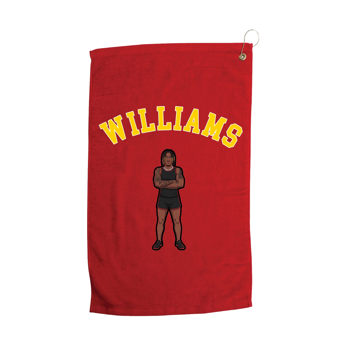Golf Towel — Shirsey Arch in Red