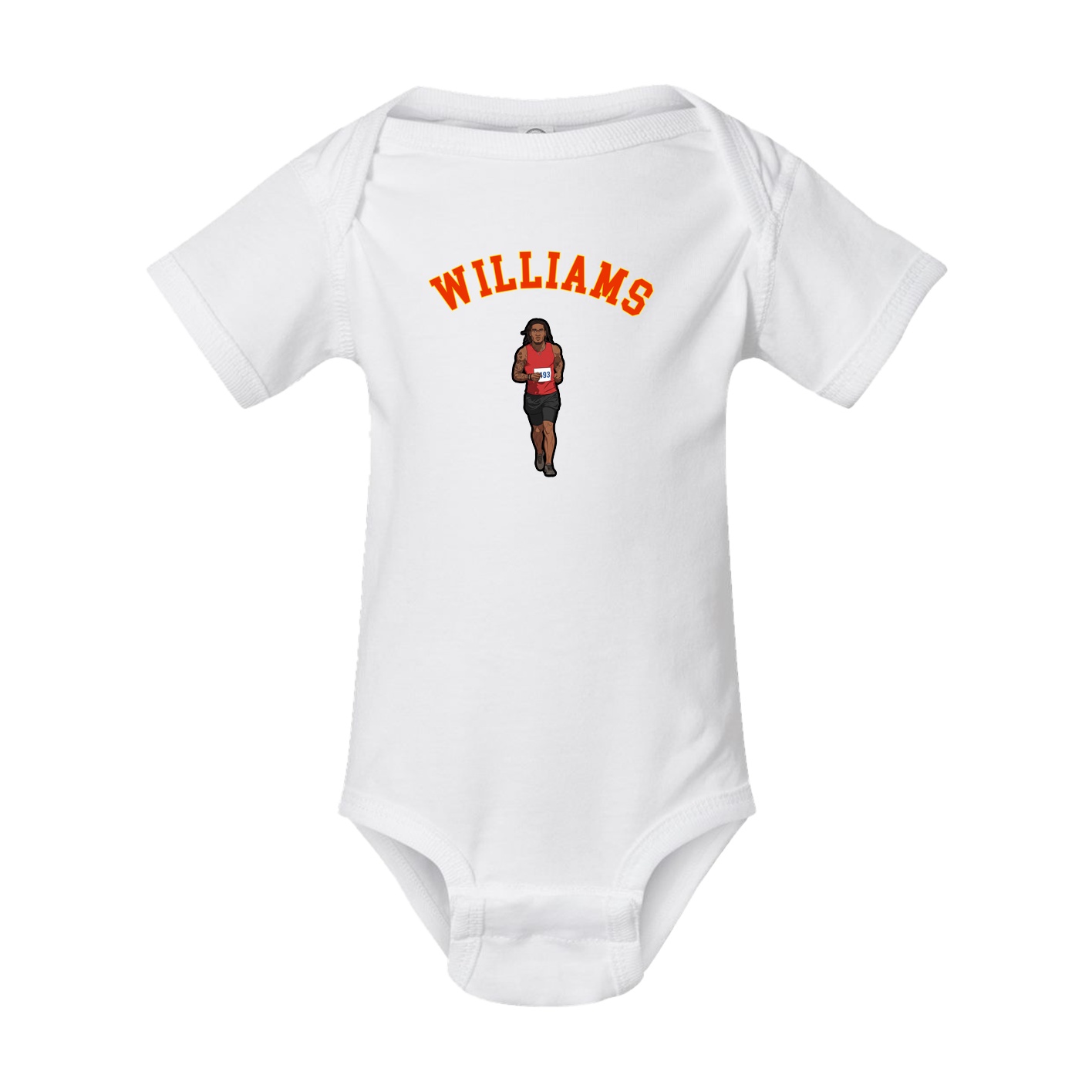 Baby Onesie — Shirsey Arch in White