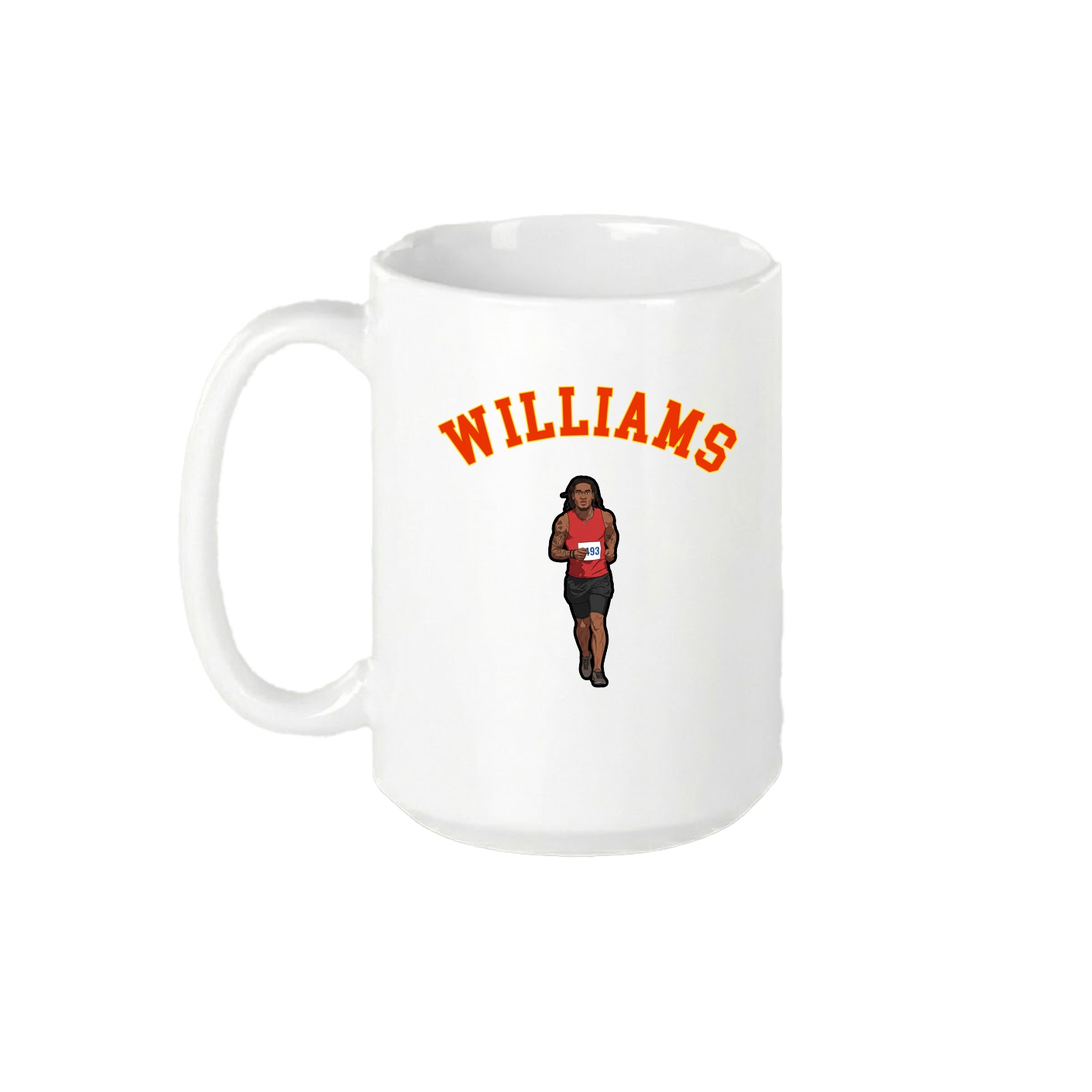15oz Coffee Mug — Shirsey Arch in White