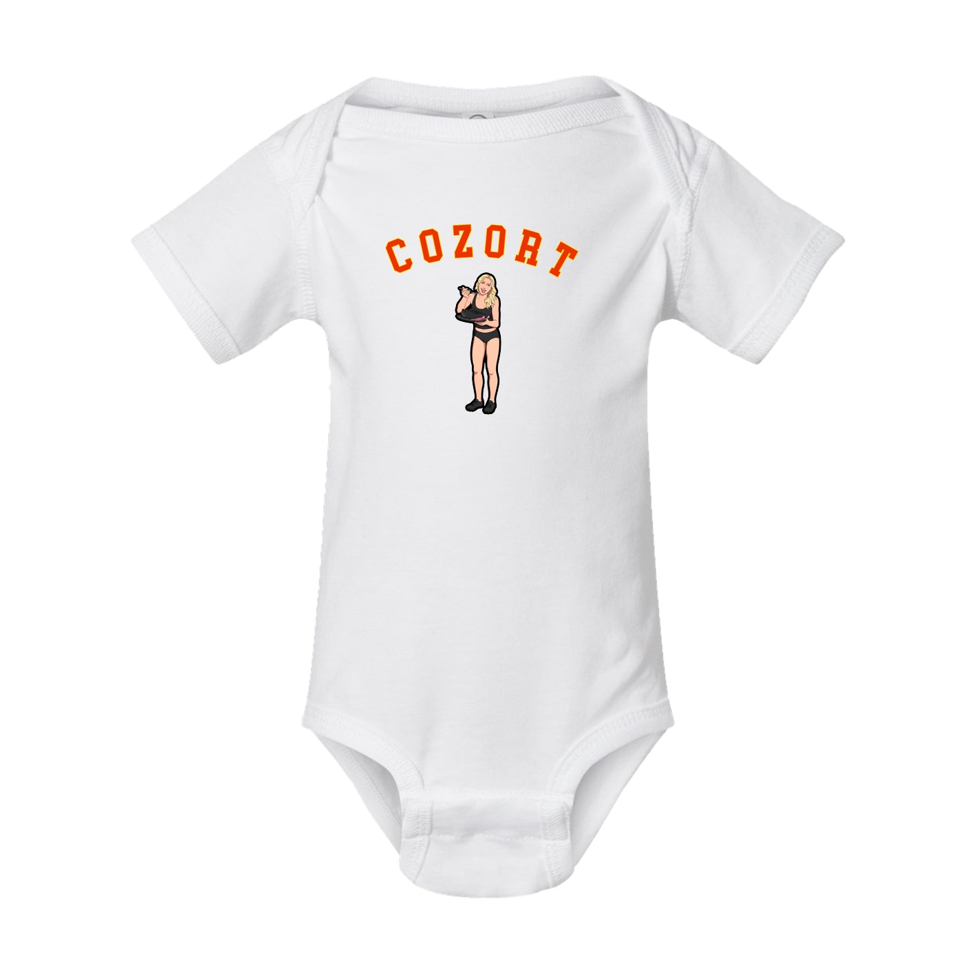 Baby Onesie — Shirsey Arch in White