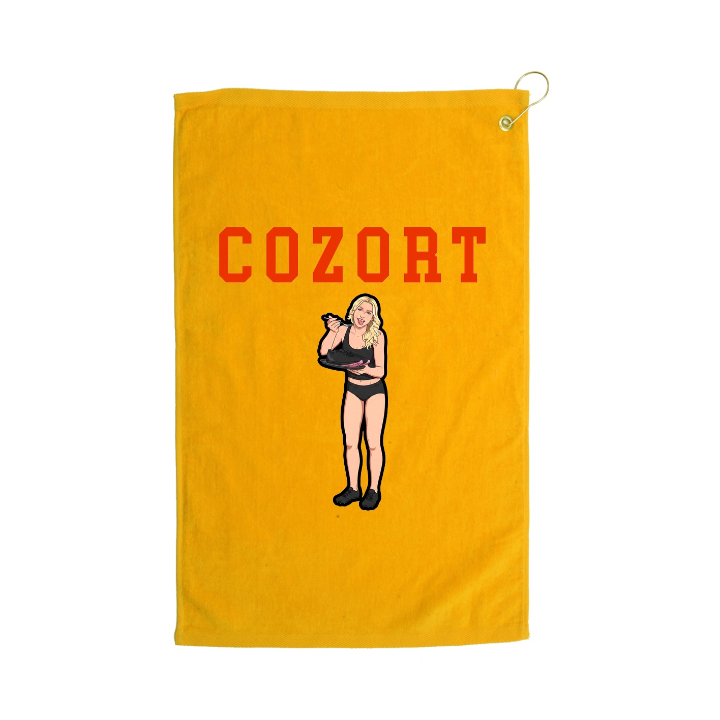 Golf Towel — Shirsey in Gold