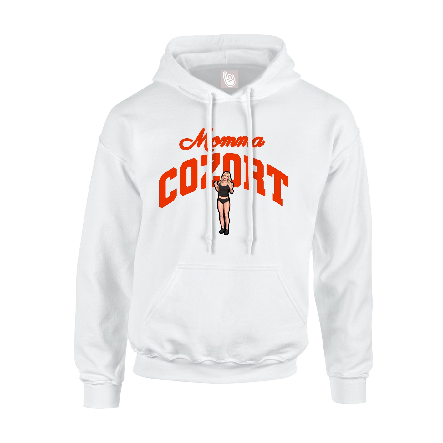 Youth Hoodie — Mothers Day Arch in White