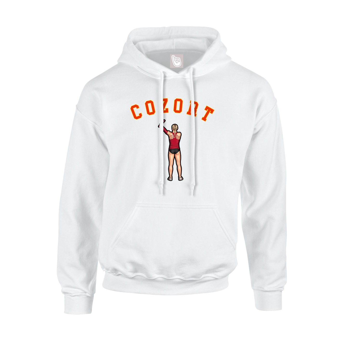 Youth Hoodie — Shirsey Arch in White