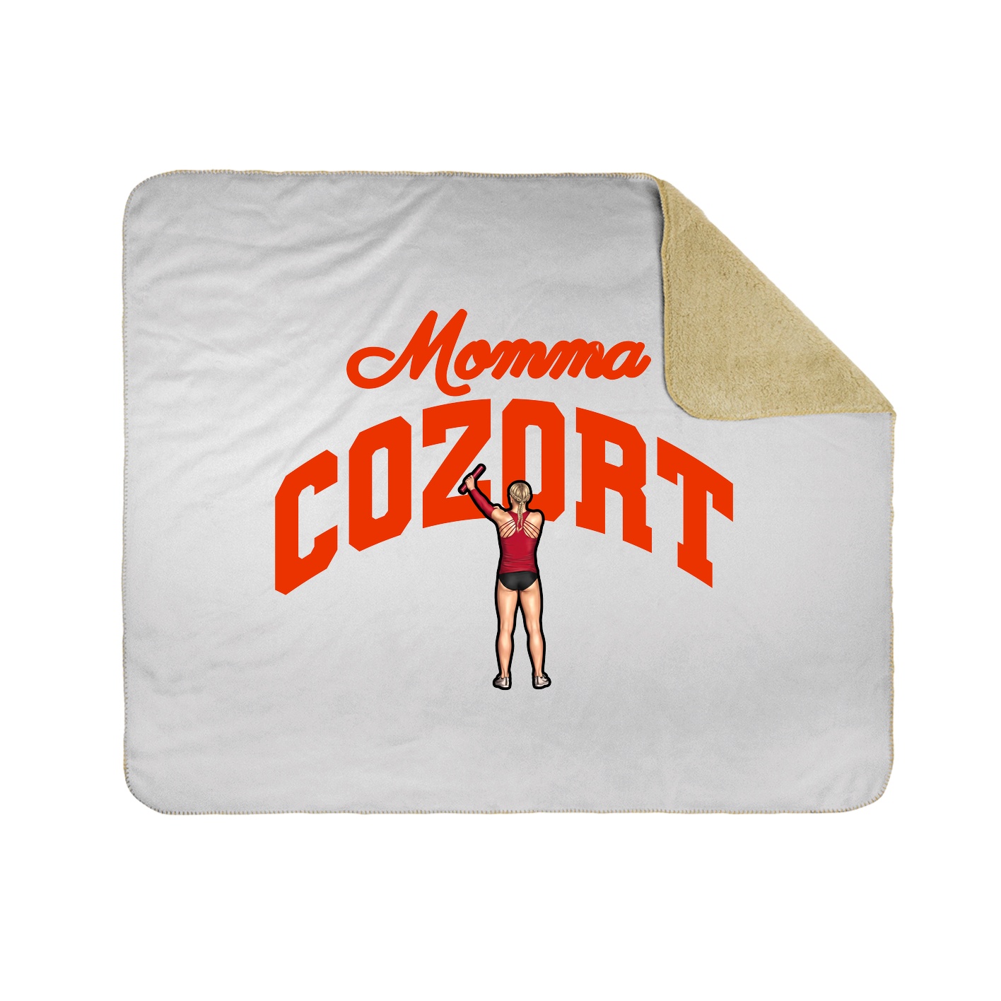 Throw Blanket — Mothers Day Arch in White