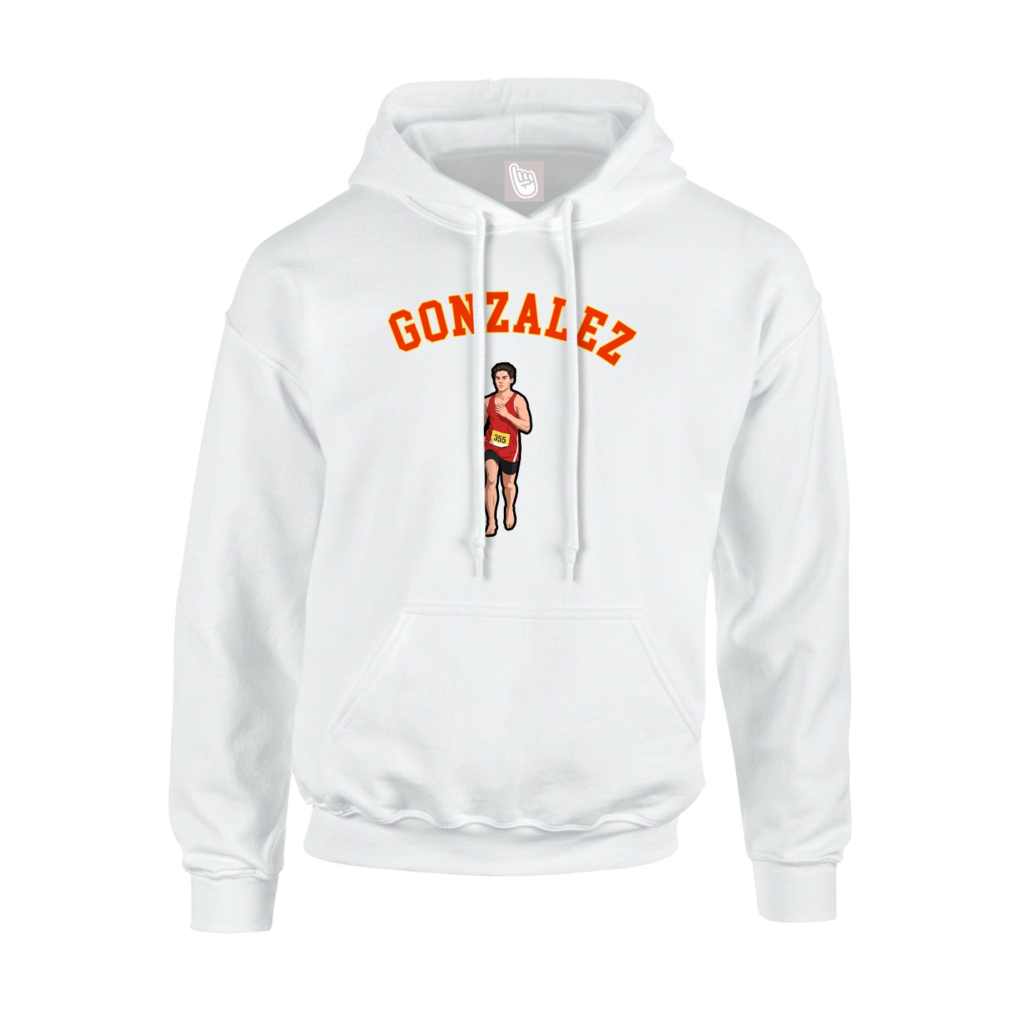 Hoodie — Shirsey Arch in White