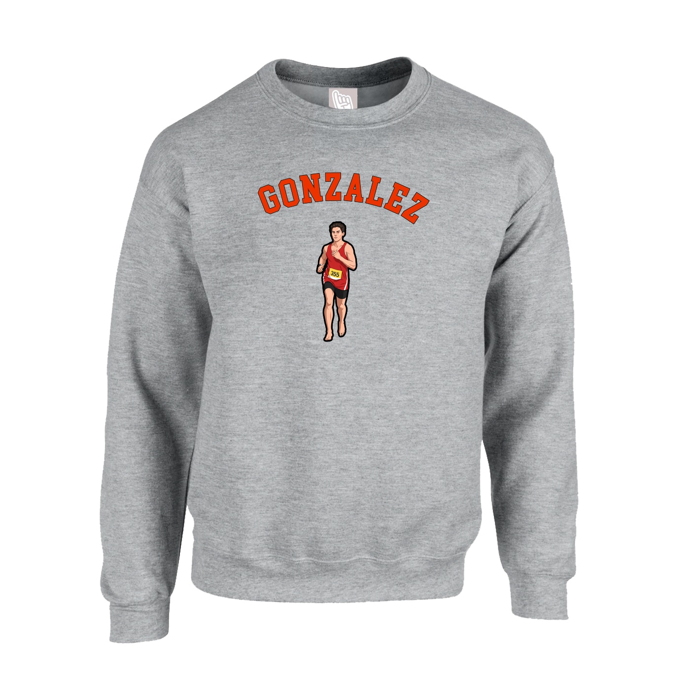 Fleece Crew — Shirsey Arch in Grey