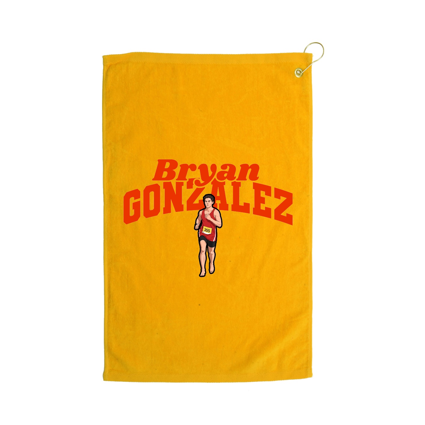 Golf Towel — Signature Arch in Gold