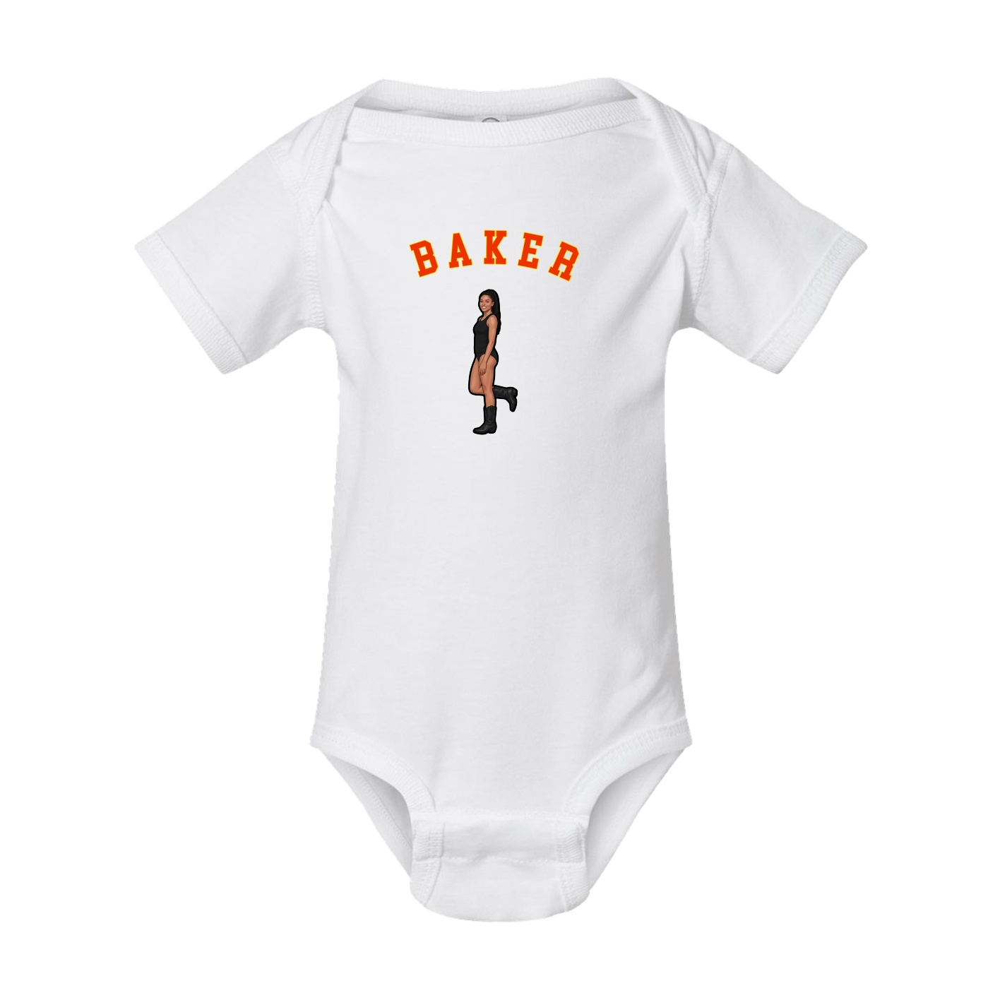 Baby Onesie — Shirsey Arch in White
