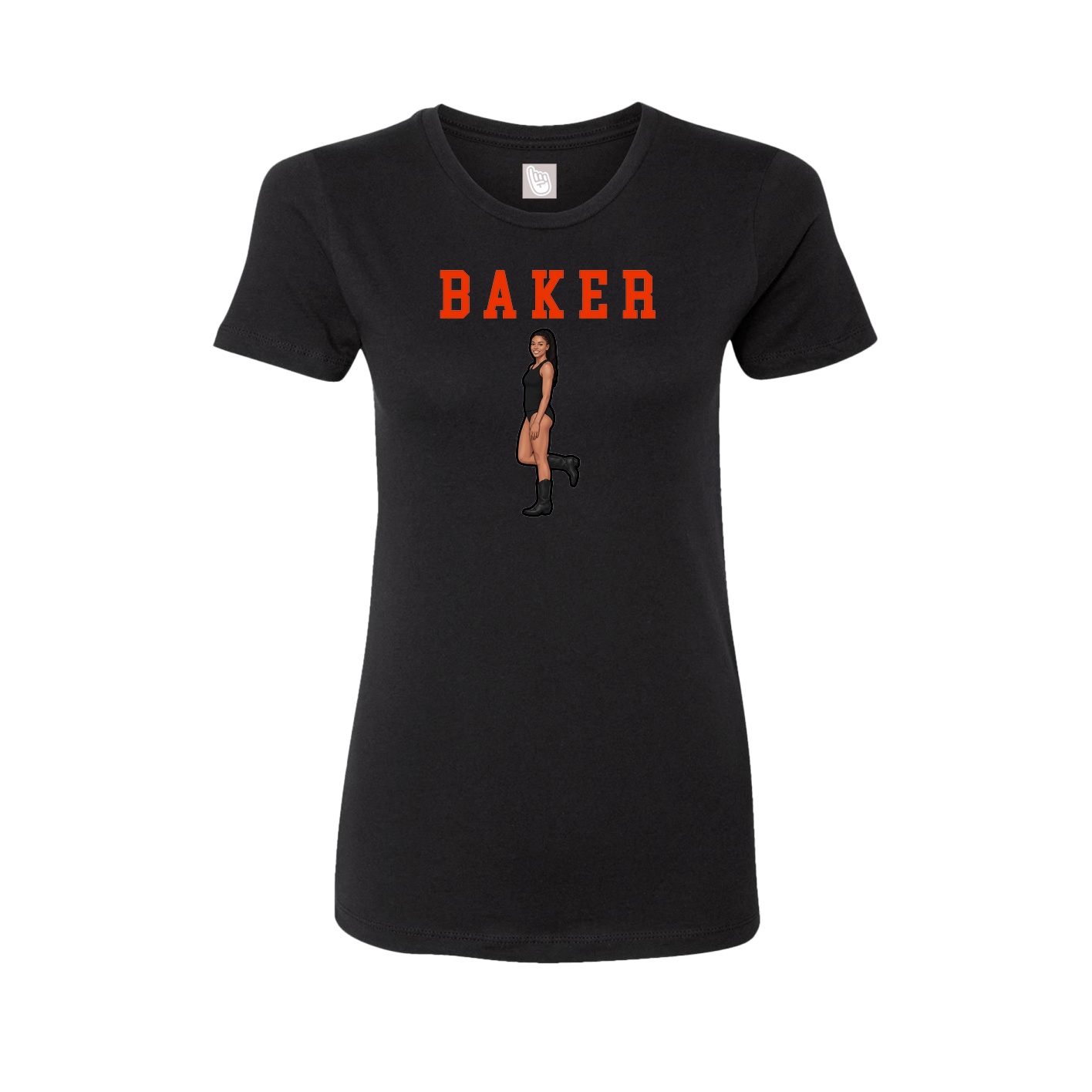 Fitted Women's Tee — Shirsey in Black