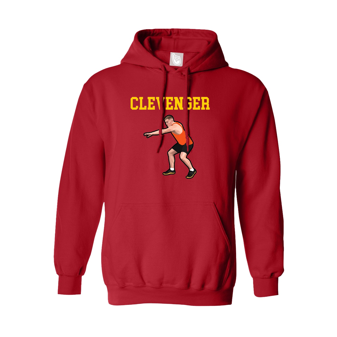 Hoodie — Shirsey in Red
