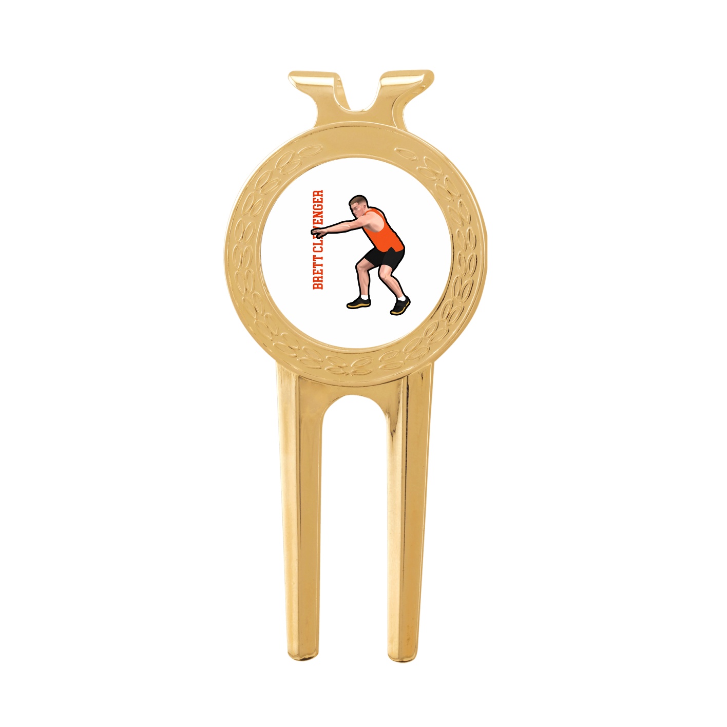 Divot Tool with Ball Marker — Name Vertical in Classic
