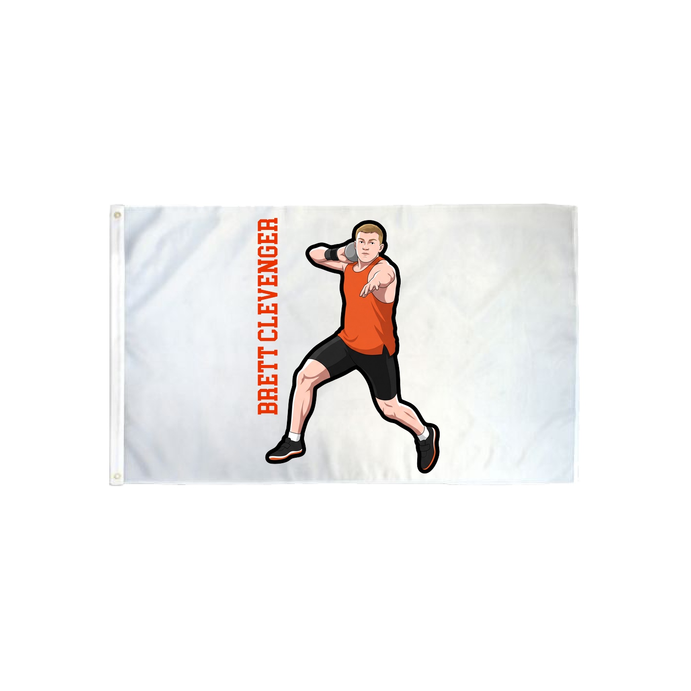 3x5 Flag — Name Vertical in Classic
