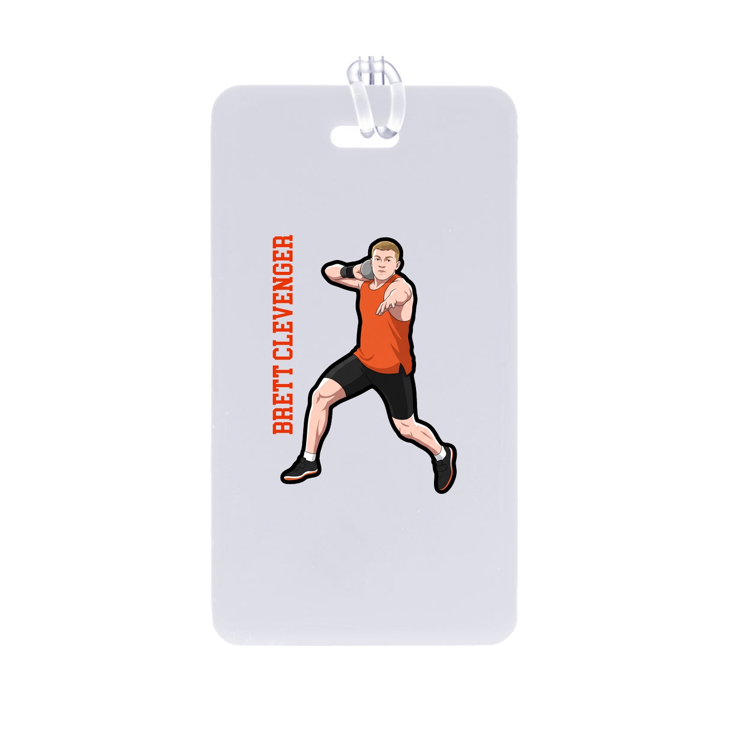Bag Tag — Name Vertical in Classic