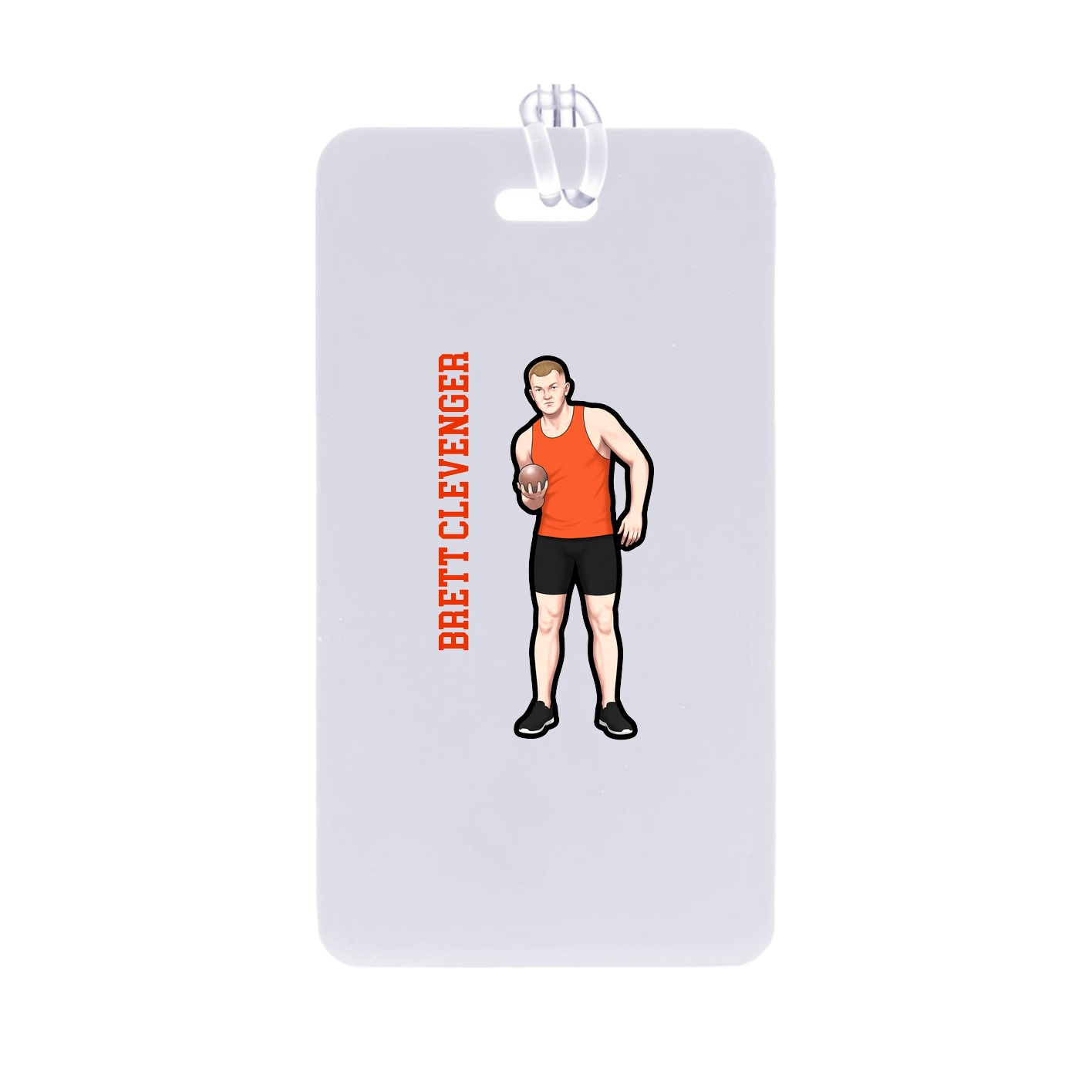 Bag Tag — Name Vertical in Classic